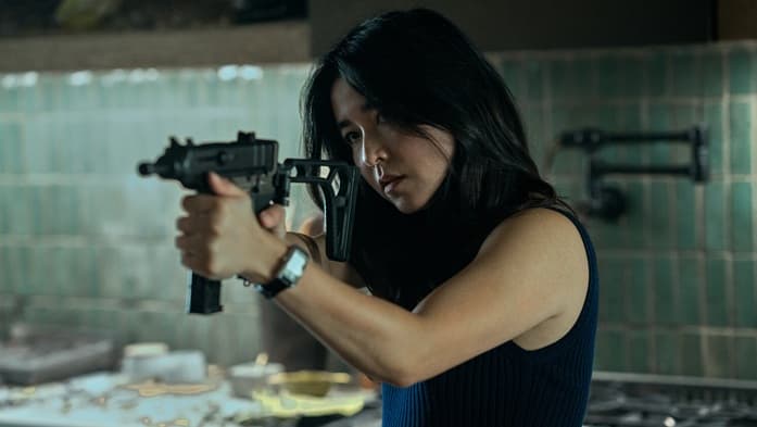 Кадр з серіалу "Містер і місіс Сміт" Кадр з серіалу "Містер і місіс Сміт"